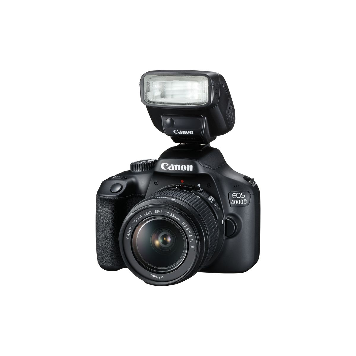CANON Appareil Photo Reflex -  EOS 4000D - Noir + Objectif 18-55 mm