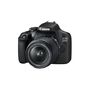 Voir la diapositive 4 : CANON Appareil Photo Reflex - EOS 2000D - Noir + Objectif 18-55mm IS II + Housse SB130 + Carte mémoire SD 16 Go + Chiffonnette