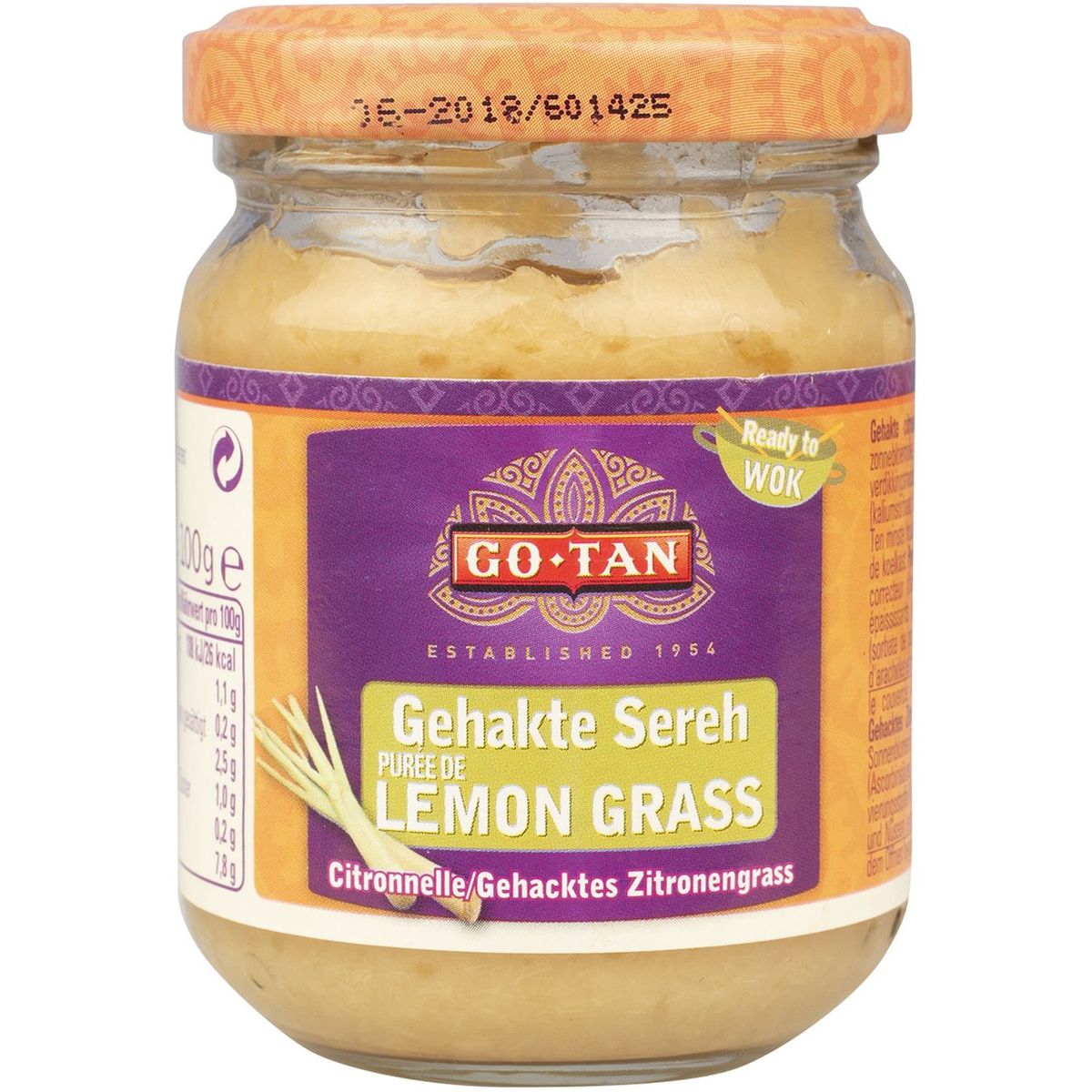 GO TAN Go Tan Purée de citronnelle 100g 100g