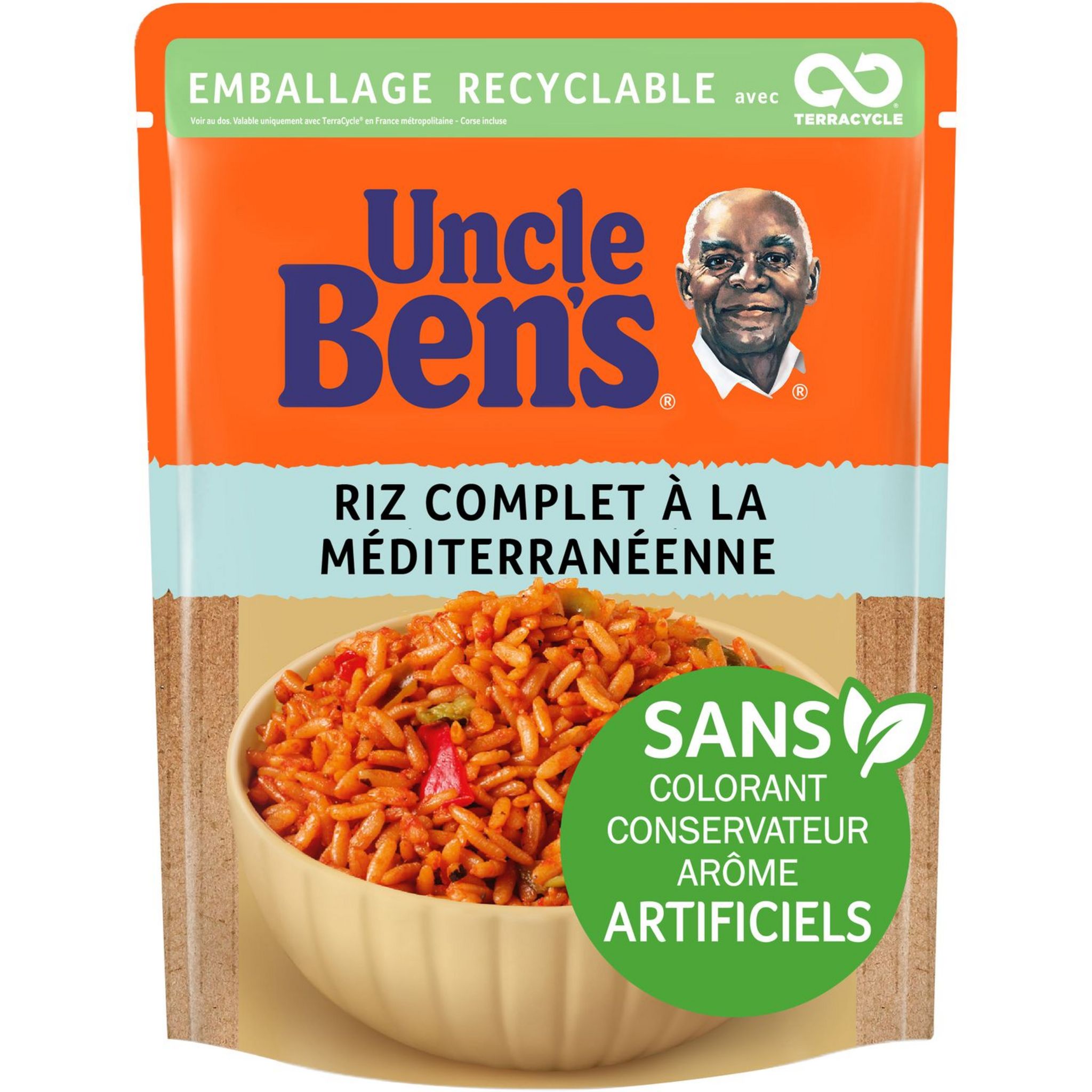 UNCLE BEN'S Uncle Bens riz express complet 2 min méditerranée 250g pas ...