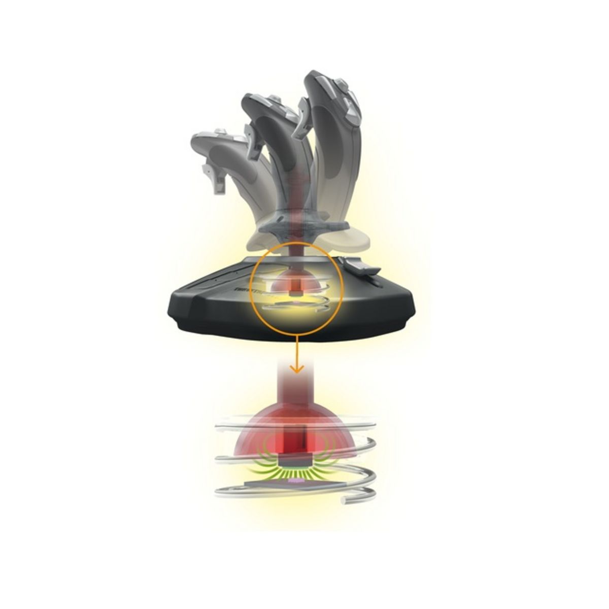 THRUSTMASTER- Joystick T16000M pour PC Noir