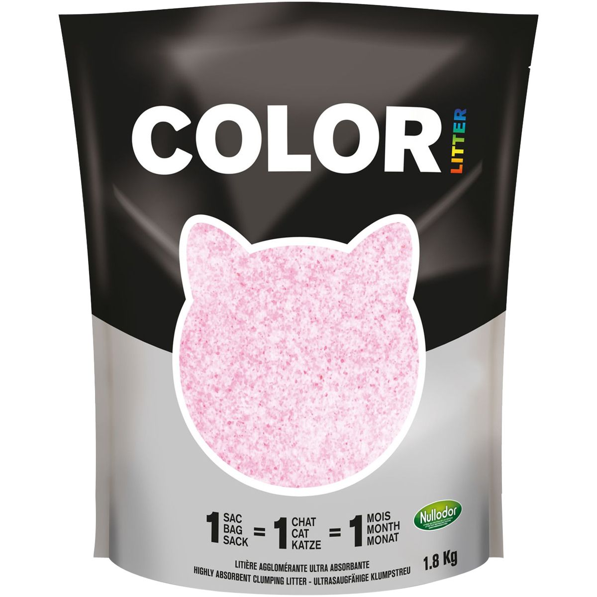NULLODOR Nullodor color sac rose 1.8kg