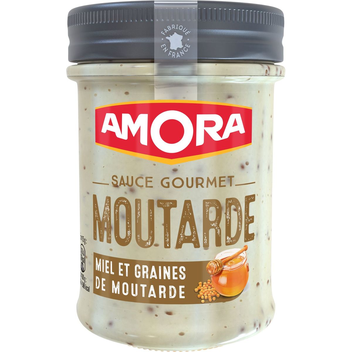 AMORA Amora sauce moutarde miel graines de moutarde 190g 190g