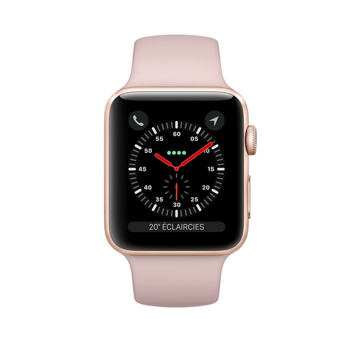 APPLE Montre connectée - Apple watch SERIE 3 GPS - Rose - Wifi