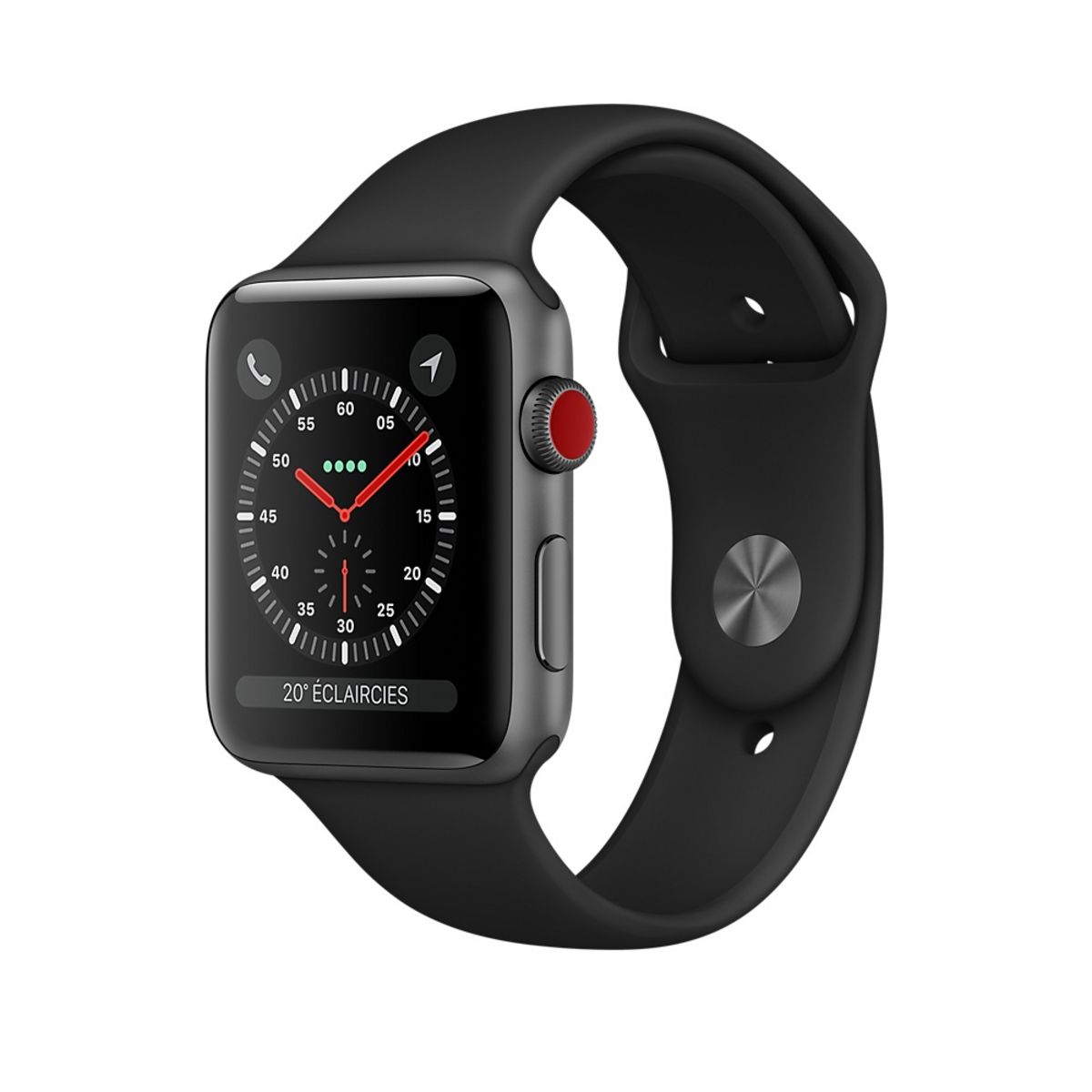 APPLE Montre connectée - Apple watch SERIE 3 GPS - Gris - Wifi - Bluetooth