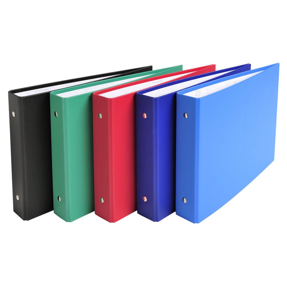 EXACOMPTA Exacompta Classeur fiche 2 anneaux 14,8x21cm divers coloris 1 pièce