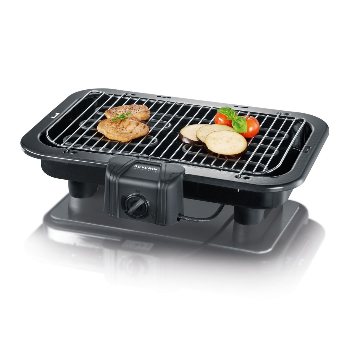 SEVERIN Gril barbecue de table 2790 - Noir