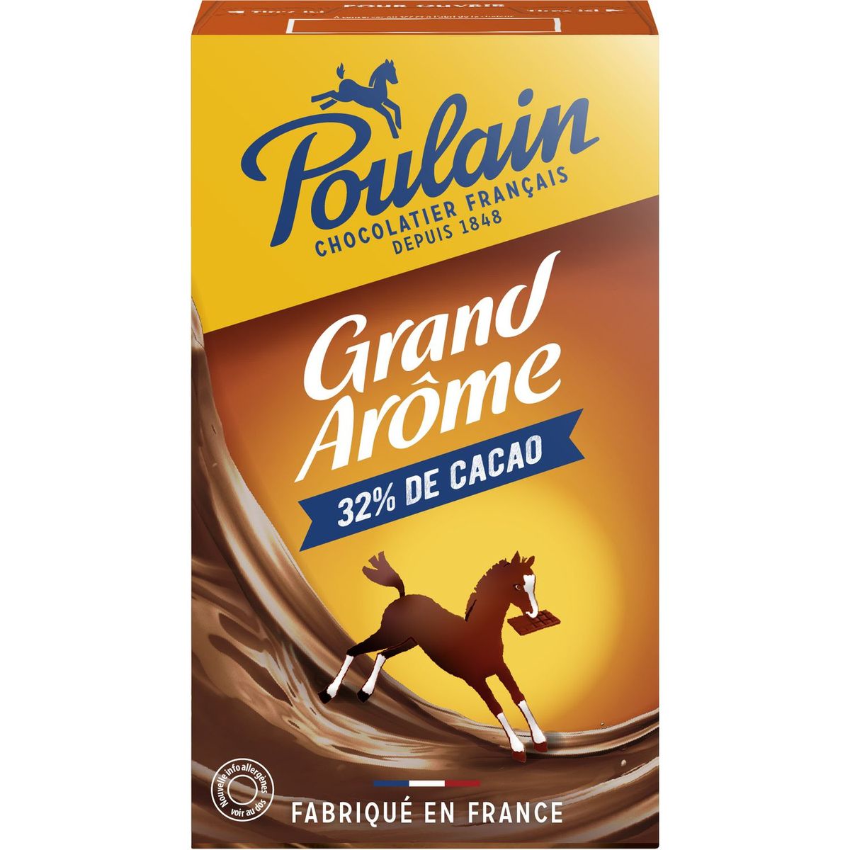 POULAIN Grand arôme chocolat en poudre 32% cacao 250g