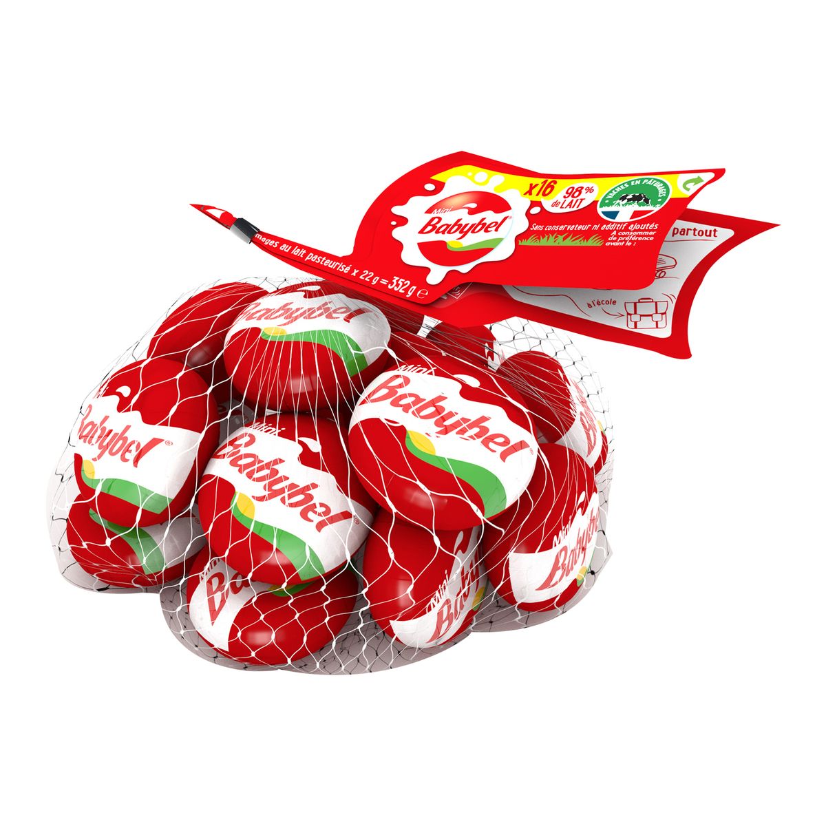 BABYBEL Mini fromages au lait pasteurisé 16 portions 352G