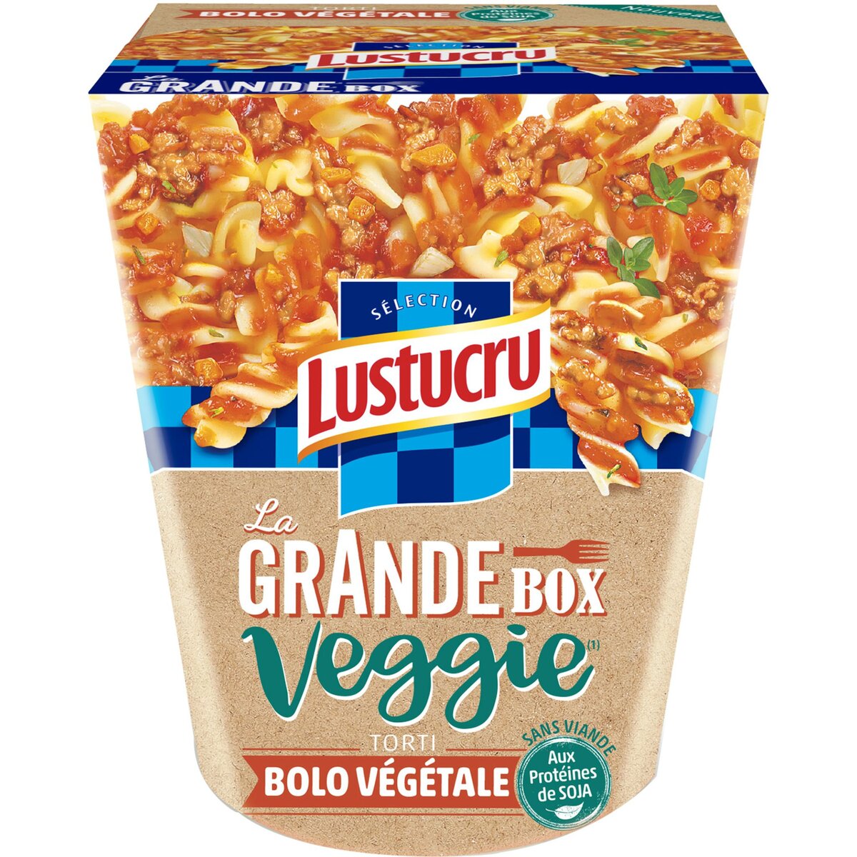 LUSTUCRU Lustucru box veggie torti bolognaise végétale 360g