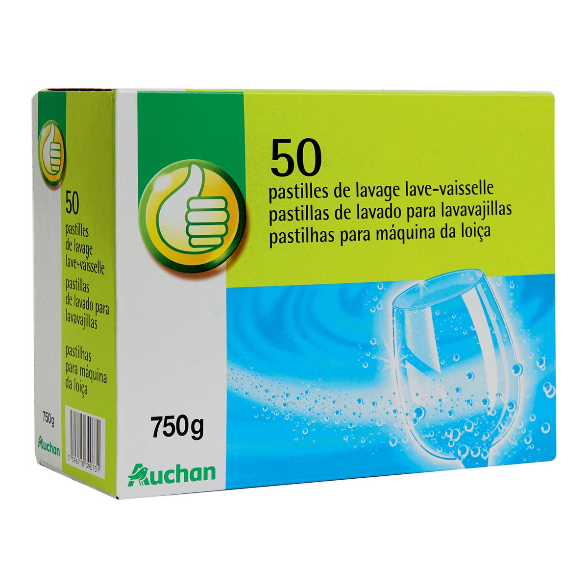 POUCE Pastilles lave-vaisselle 50 lavages 50 pastilles