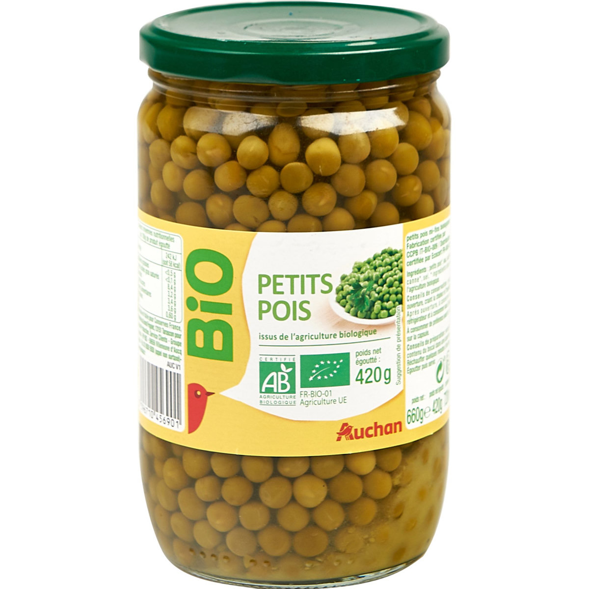 auchan-bio-petits-pois-en-bocal-450g-pas-cher-auchan-fr