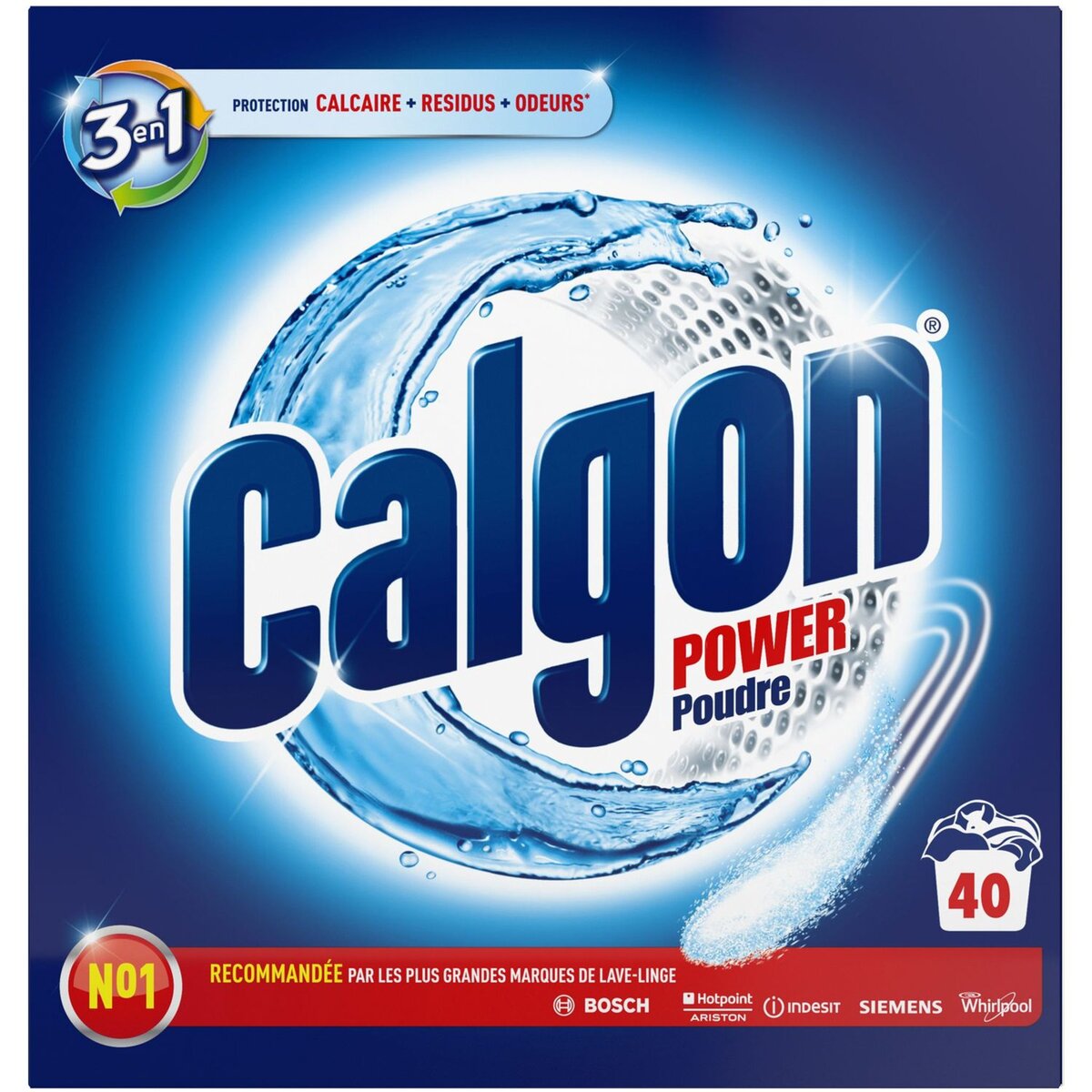 CALGON Calgon poudre 2en1 40 doses -1kg