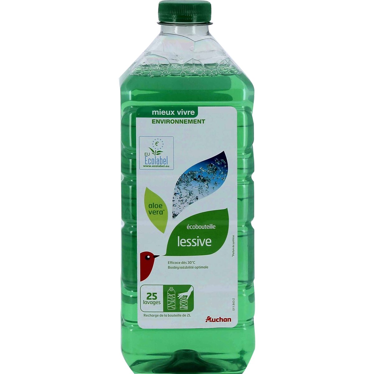 Lessive liquide savon de 1,85L Contenu