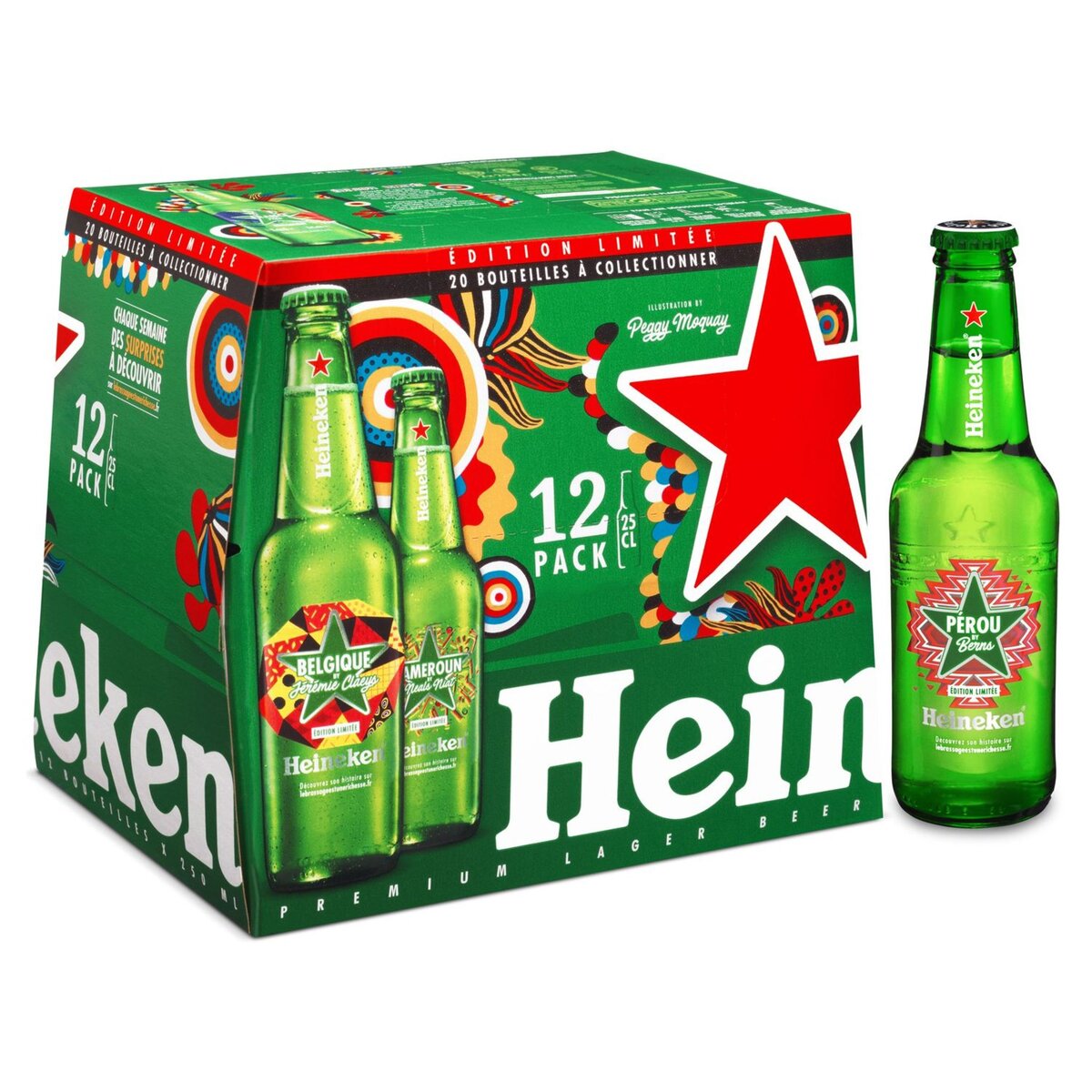 HEINEKEN Heineken bière blonde 5° -12x25cl