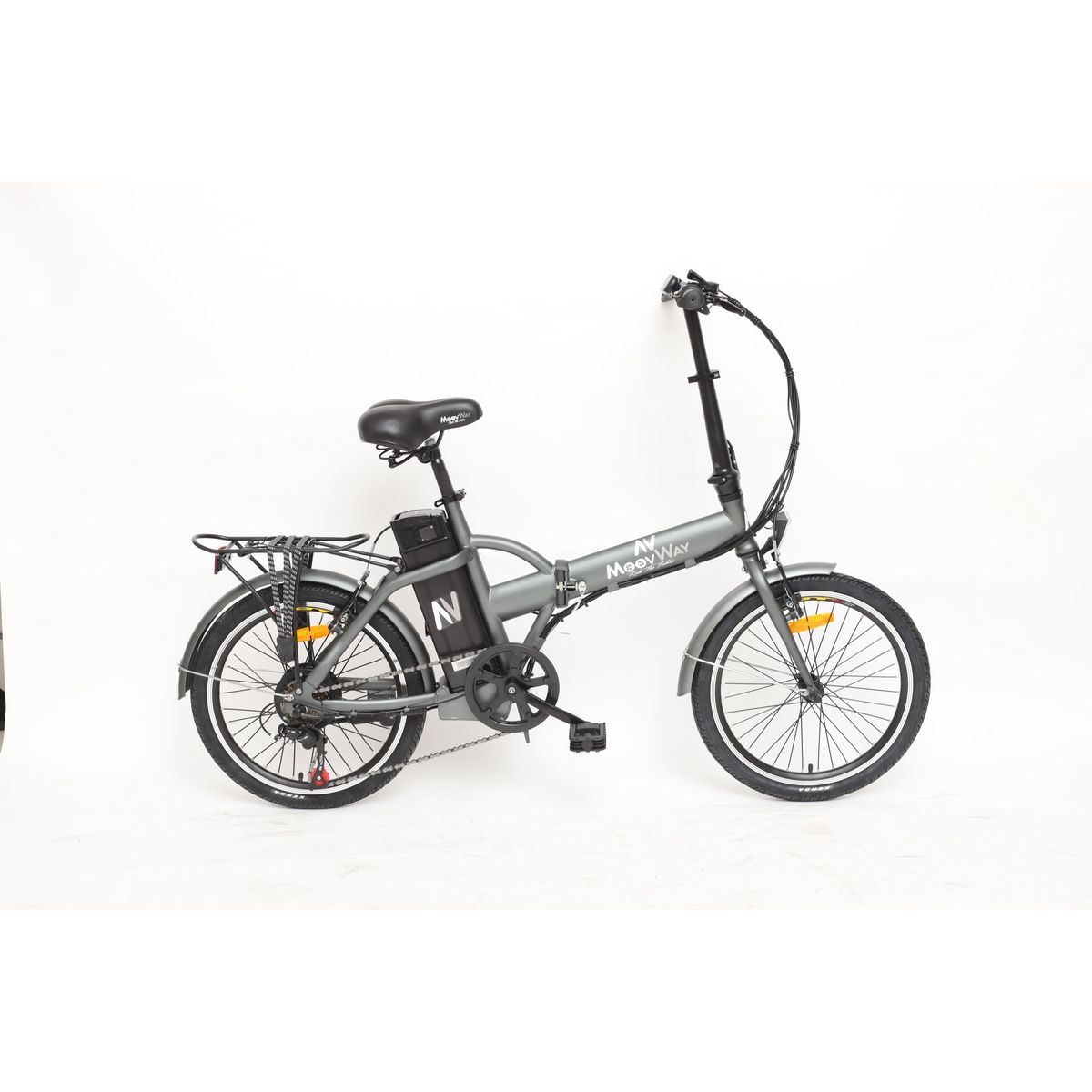 MOOVWAY Vélo électrique - Urban city - Gris