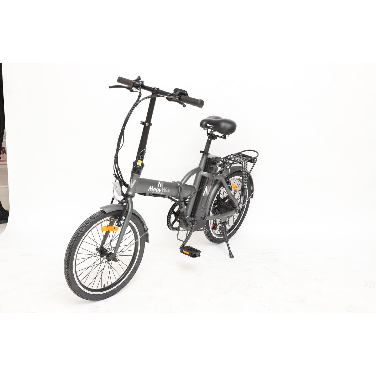 MOOVWAY Vélo électrique - Urban city - Gris