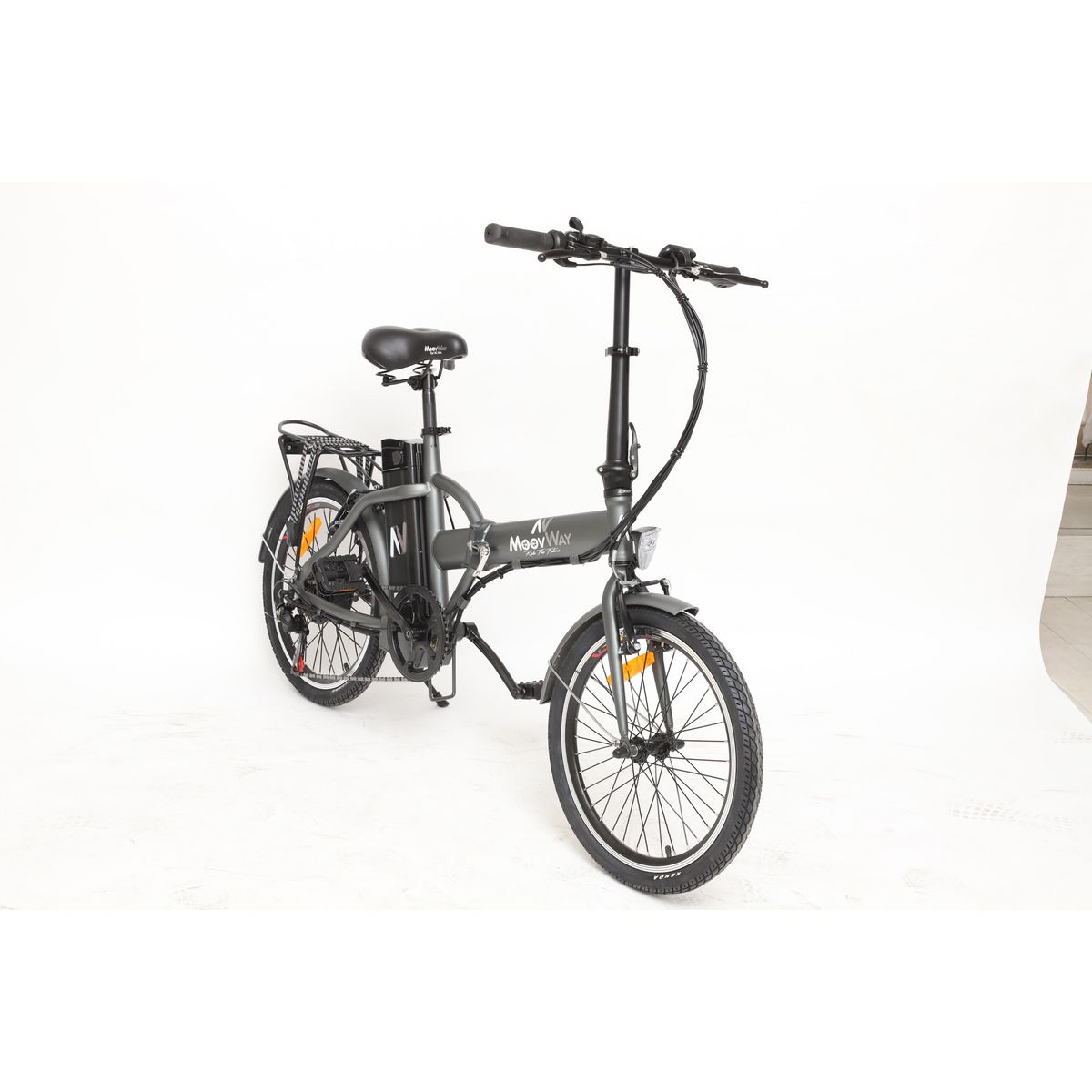 MOOVWAY Vélo électrique - Urban city - Gris