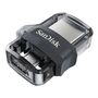 Voir la diapositive 3 : SANDISK Clé USB Ultra dual drive - USB 3.0 - Micro USB - 128 Go - Noir