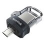 SANDISK Clé USB Ultra dual drive - USB 3.0 - Micro USB - 128 Go - Noir