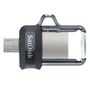 Voir la diapositive 1 : SANDISK Clé USB Ultra dual drive - USB 3.0 - Micro USB - 128 Go - Noir