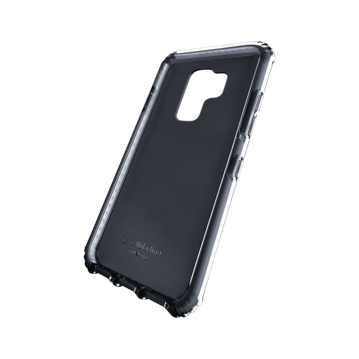 CELLULARLINE Coque Tetra Force Shock pour Galaxy S9+ - Transparent et noir