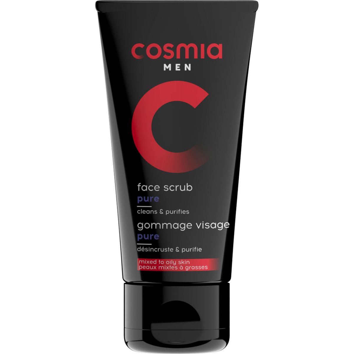 COSMIA MEN Gommage visage peaux mixtes à grasses 150ml