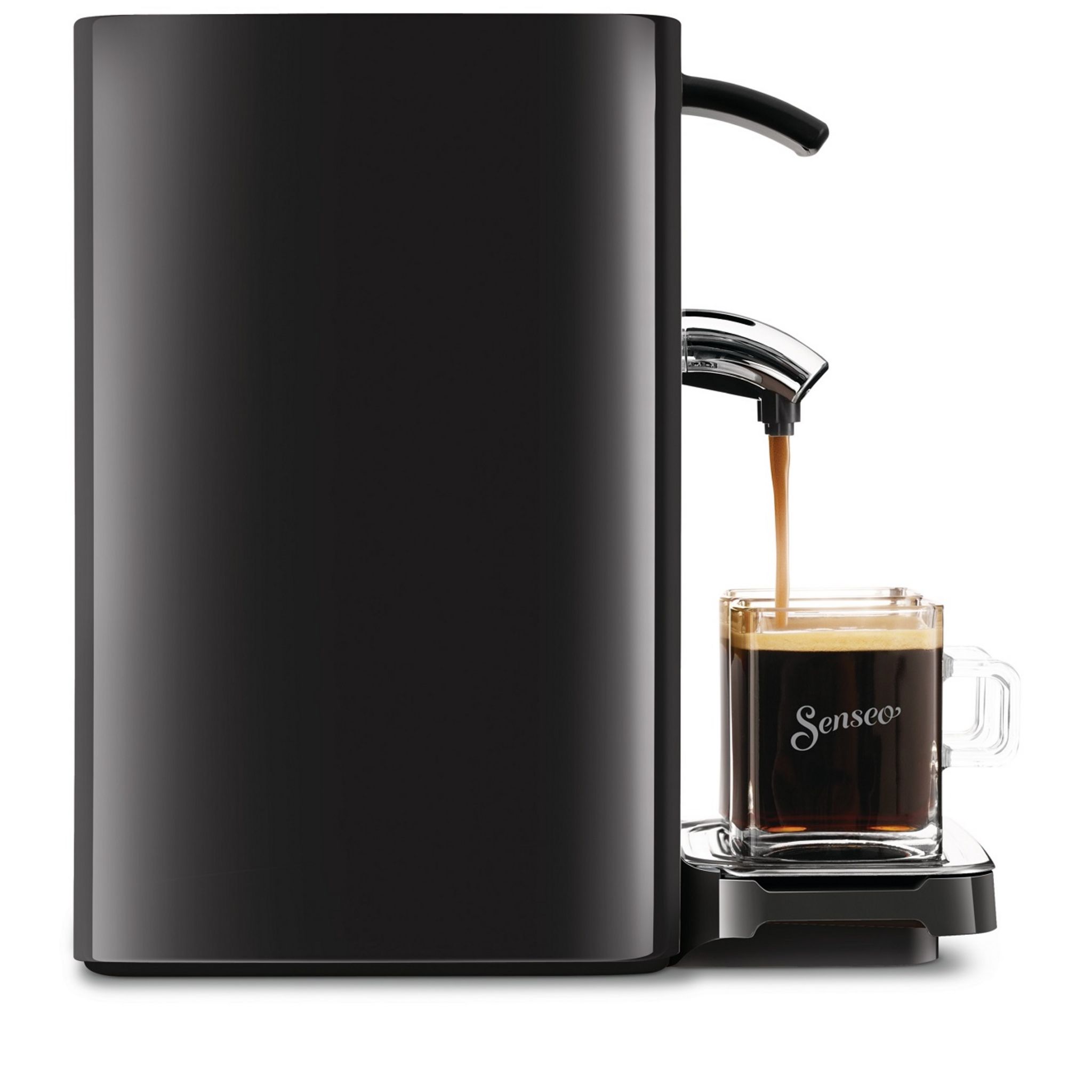 Voir la diapositive 2 : PHILIPS Cafetière à dosettes Senseo Quadrante - HD7866/62 - Noir intense