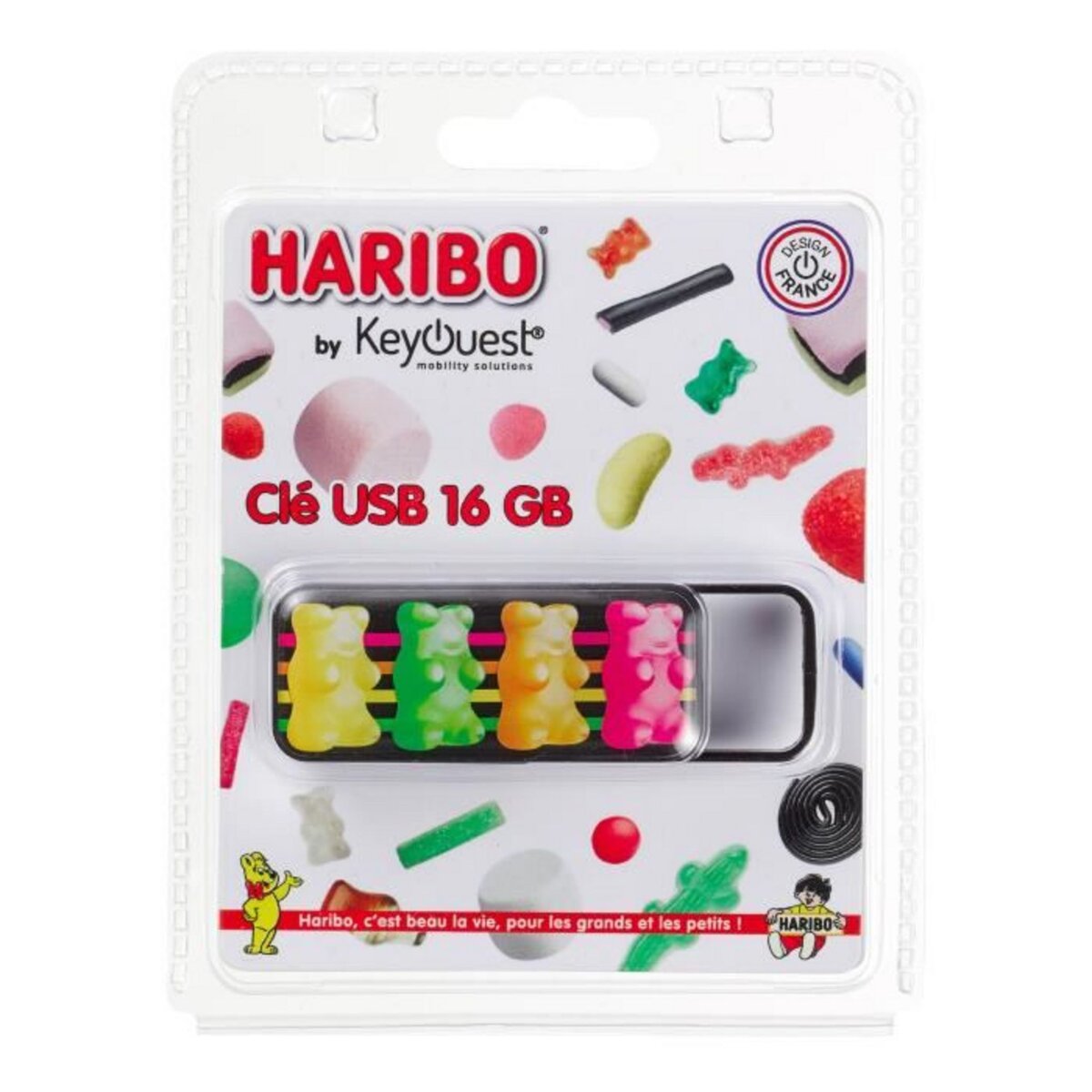 KEY OUEST Clé USB Haribo Oursons 16Go