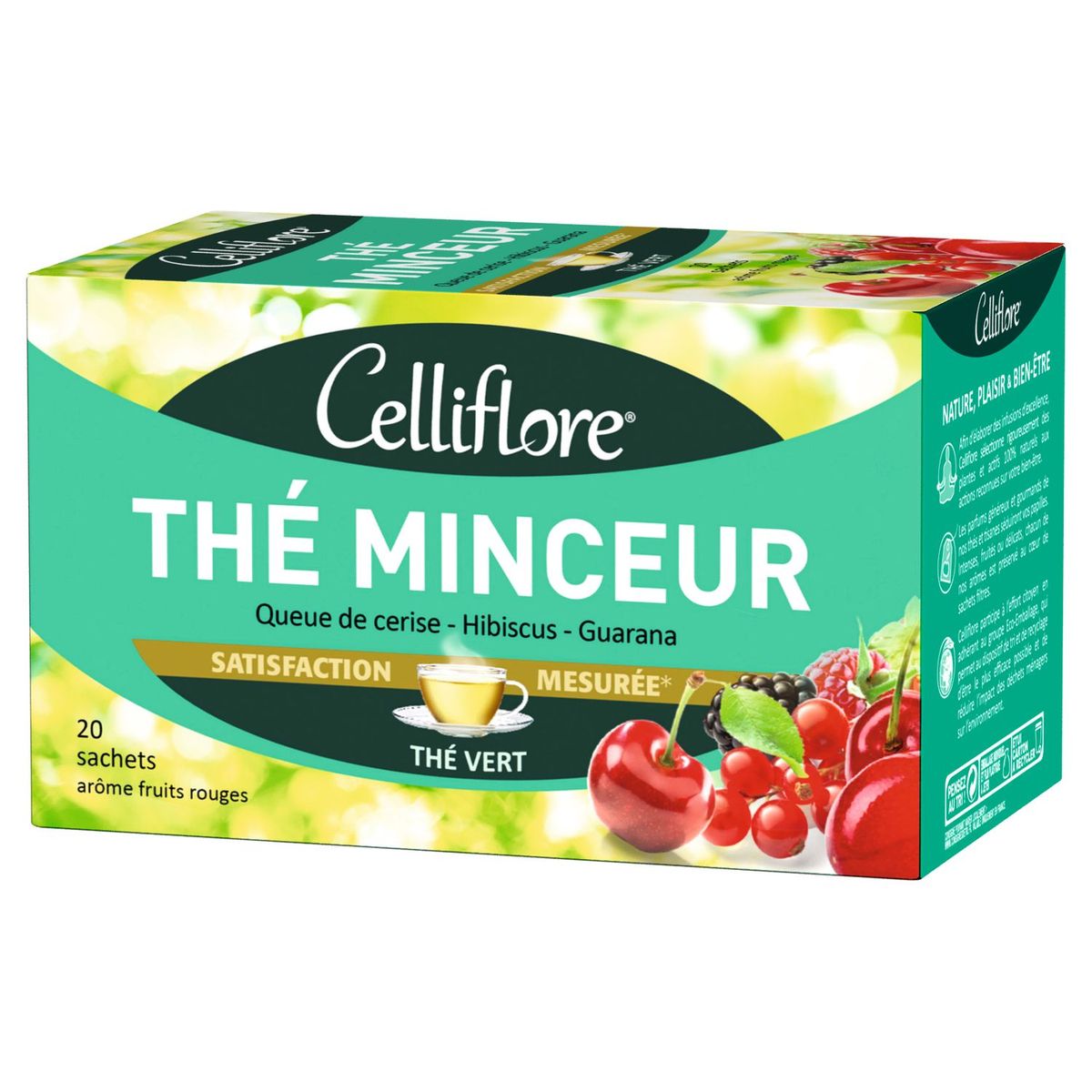 CELLIFLORE CelliFlore thé minceur efficacité testée 20 sachets 30g