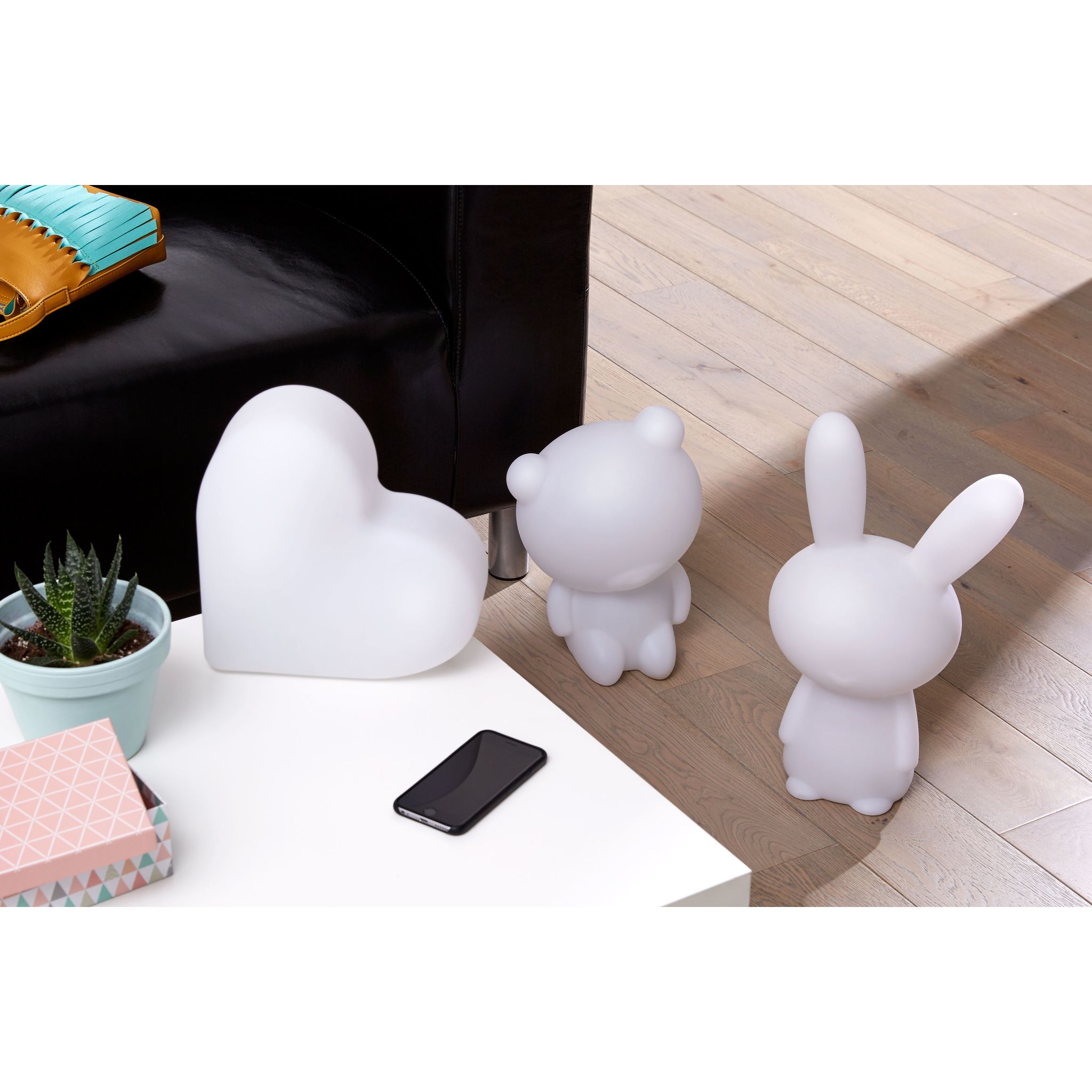 Voir la diapositive 19 : BIGBEN Enceinte portable Bluetooth lumineuse - Blanc - Luminus Licorne