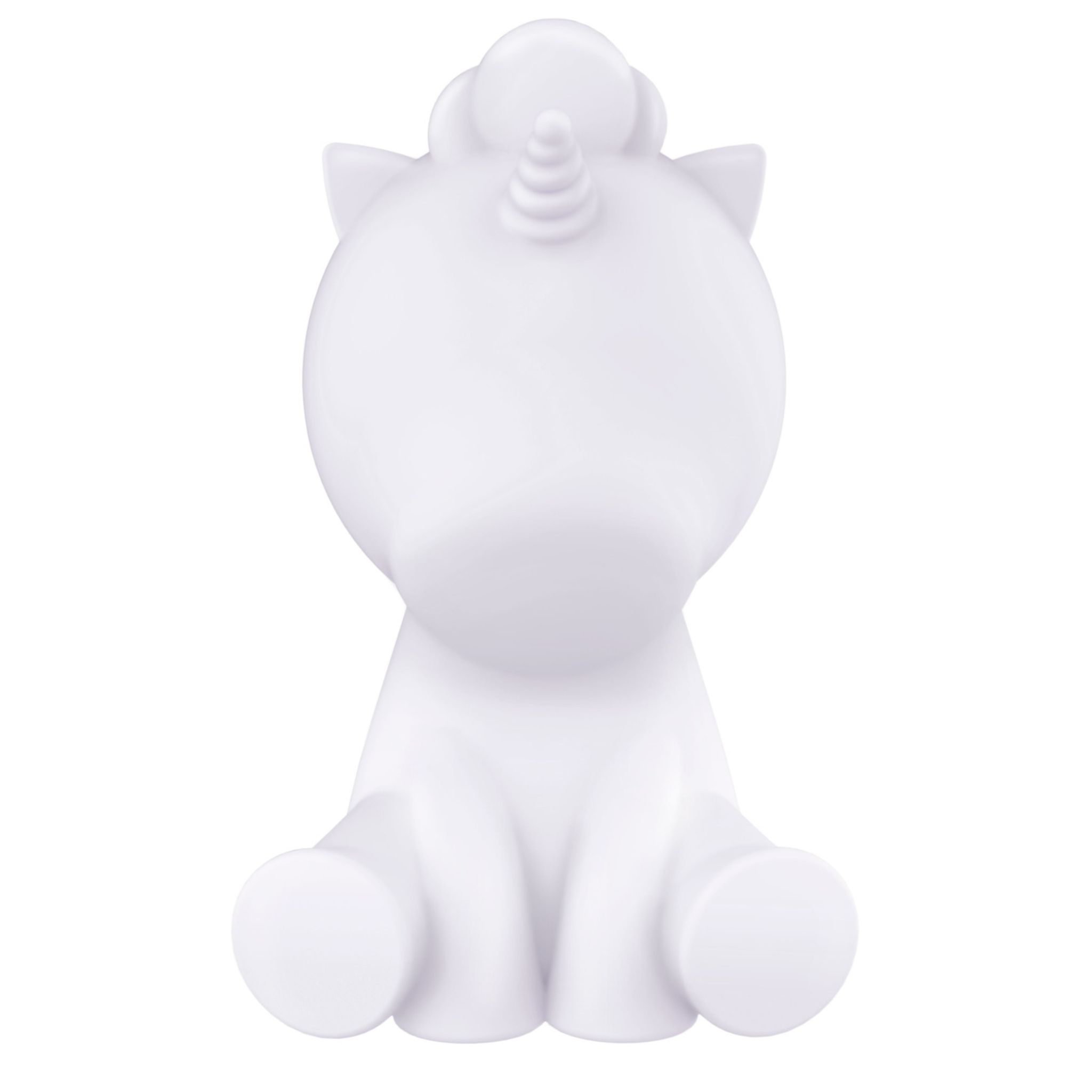 Voir la diapositive 4 : BIGBEN Enceinte portable Bluetooth lumineuse - Blanc - Luminus Licorne