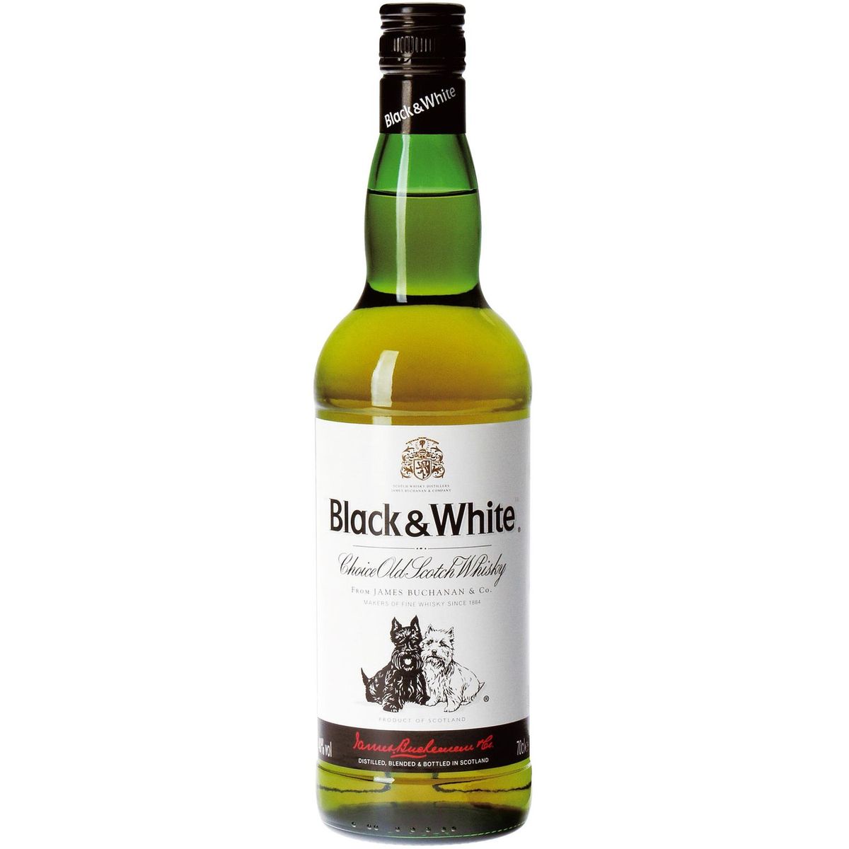 Black and White whisky 40° -70cl