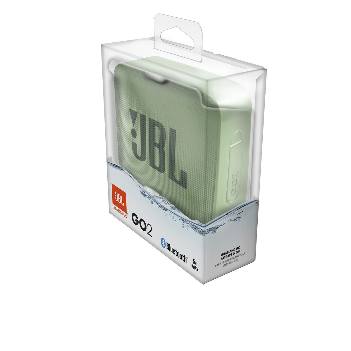 JBL Mini enceinte portable Bluetooth étanche - Menthe - GO 2