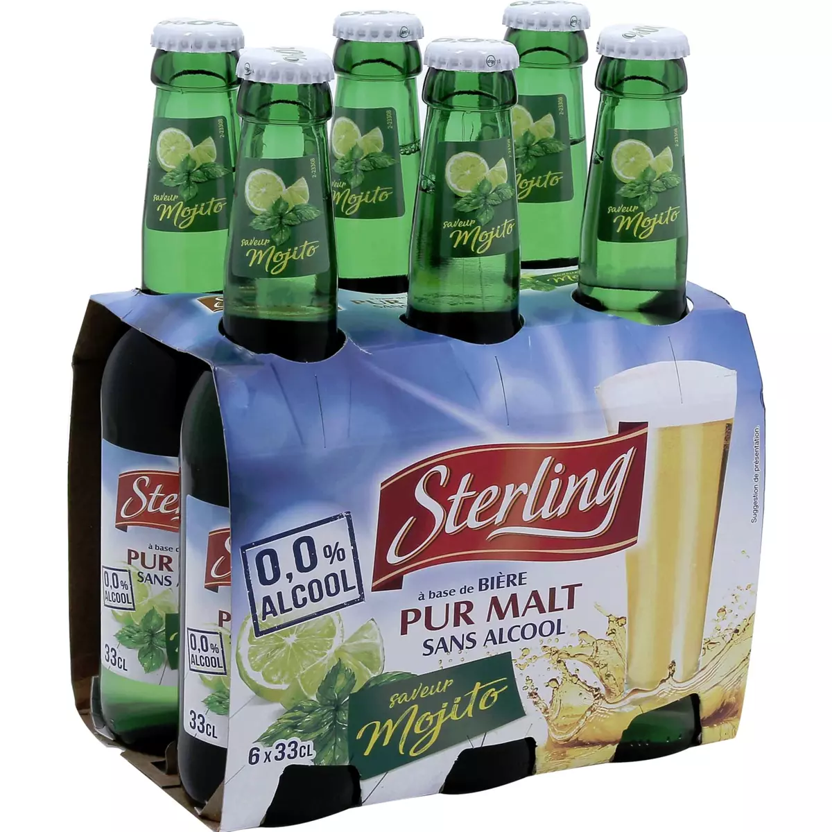 STERLING Sterling bière sans alcool mojito 6x33cl