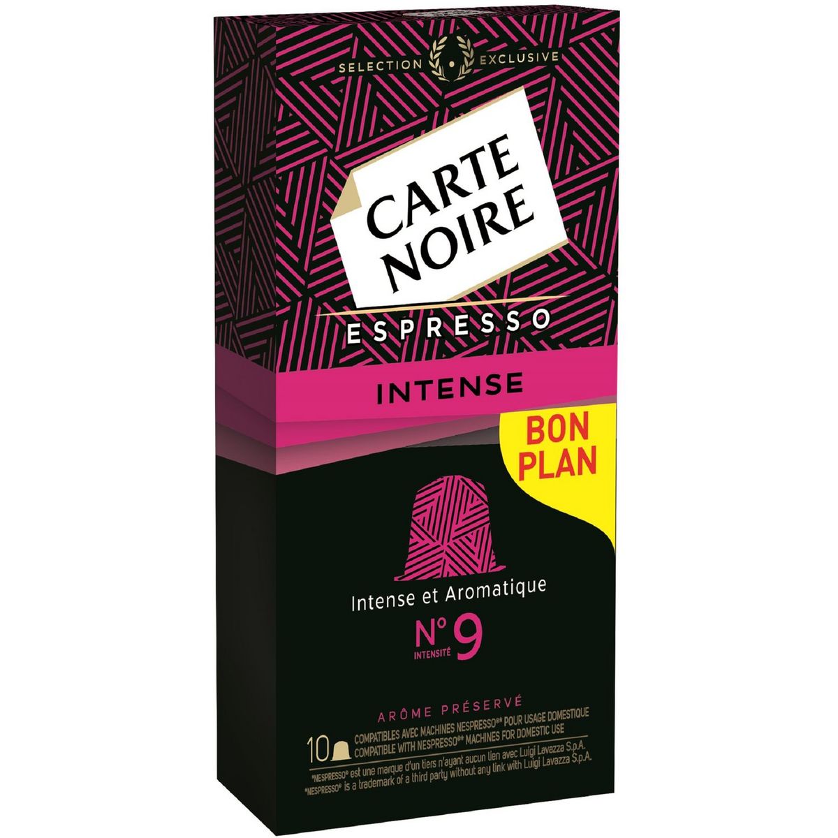 CARTE NOIRE Carte Noire espresso intense n°9 capsule x10 -53g