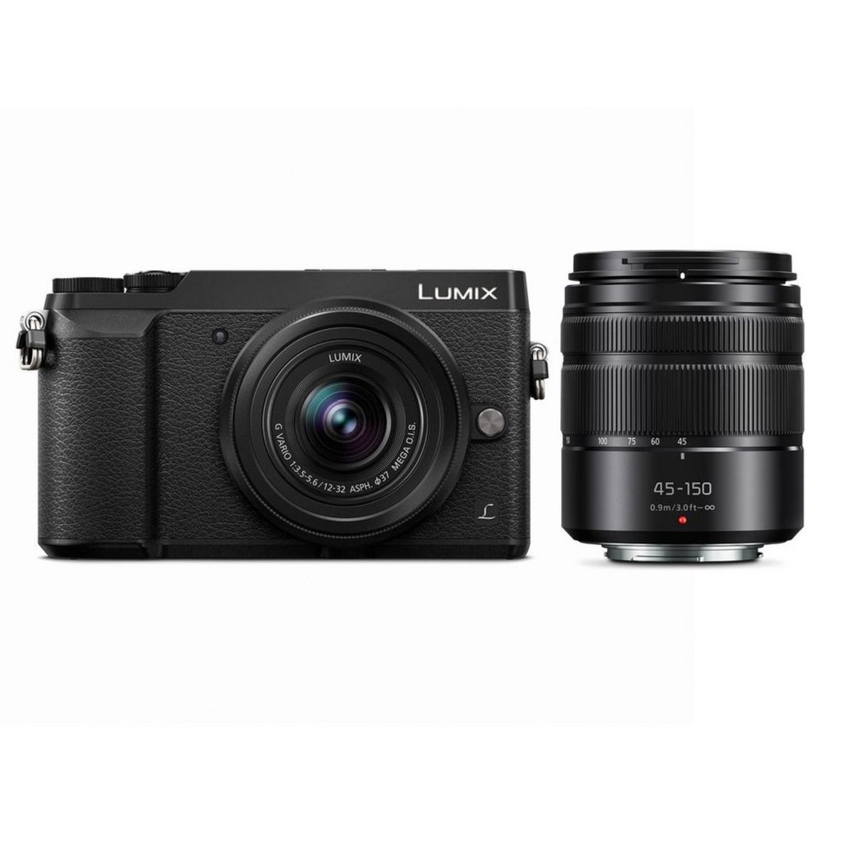 PANASONIC Appareil Photo Hybride - LUMIX GX80 - Noir - Objectif 14-42 mm