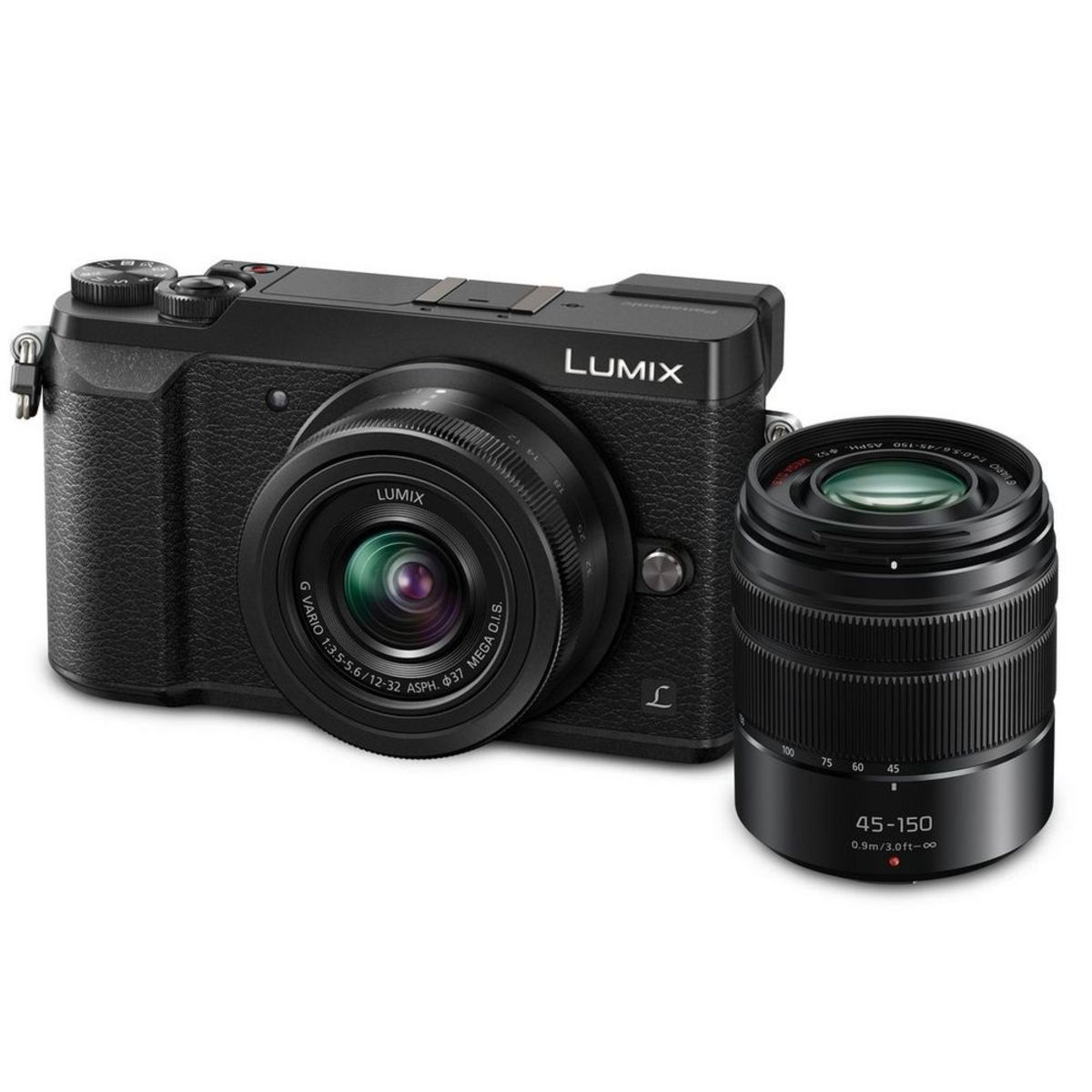 PANASONIC Appareil Photo Hybride - LUMIX GX80 - Noir - Objectif 14-42 mm