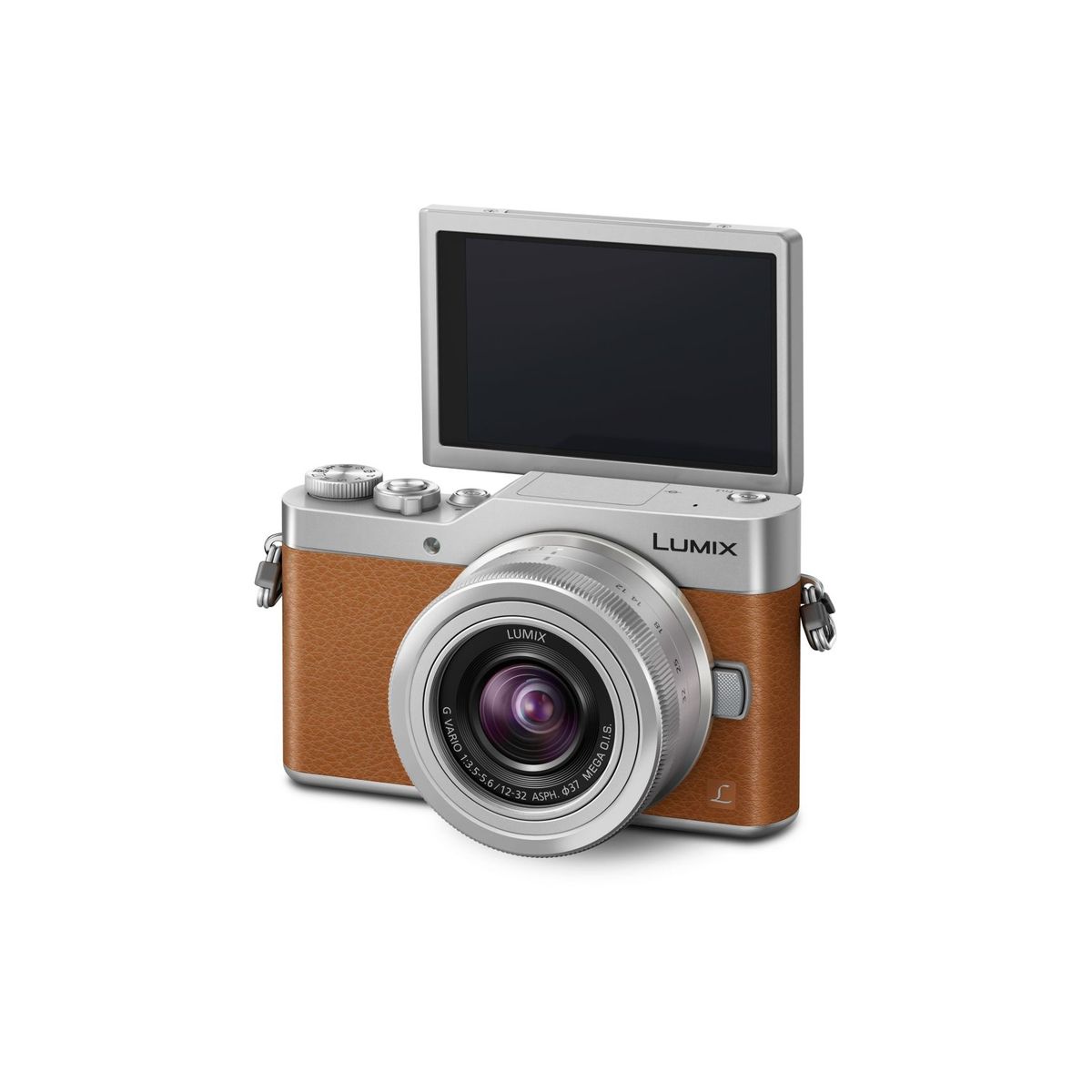 PANASONIC Appareil Photo Hybride - LUMIX GX800 - Camel - Objectif 12-32 mm