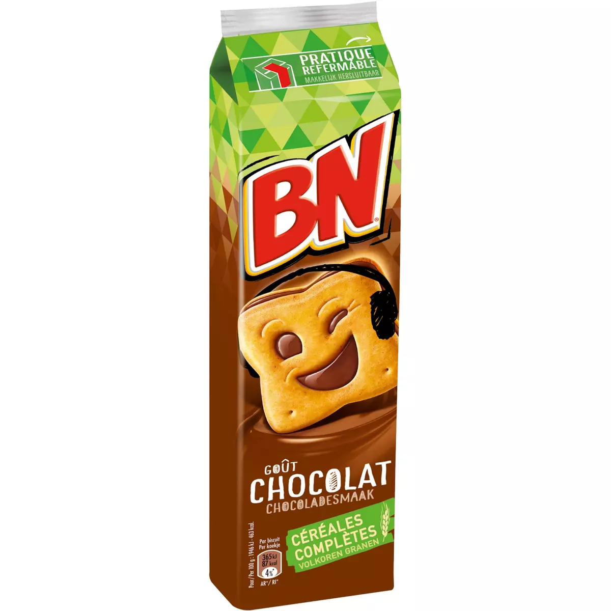 BN Biscuits fourrés goût chocolat 295g