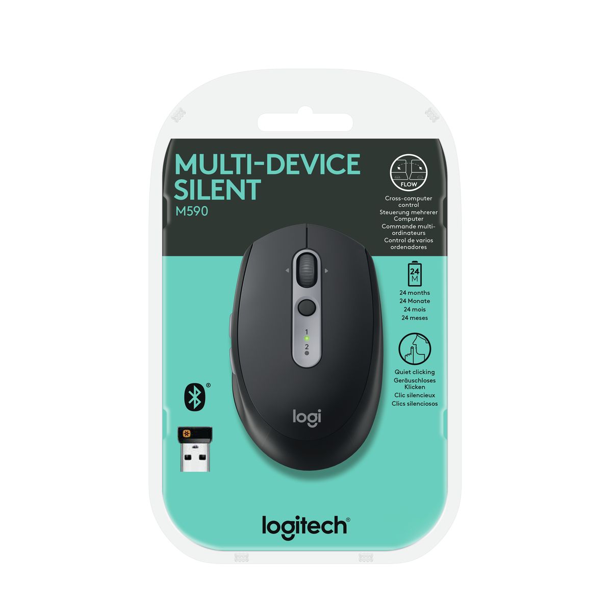 LOGITECH Souris sans fil M590 noire - 910-005197