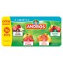 ANDROS Andros compote pomme, vanille, fraise, pêche16x100g offre découverte