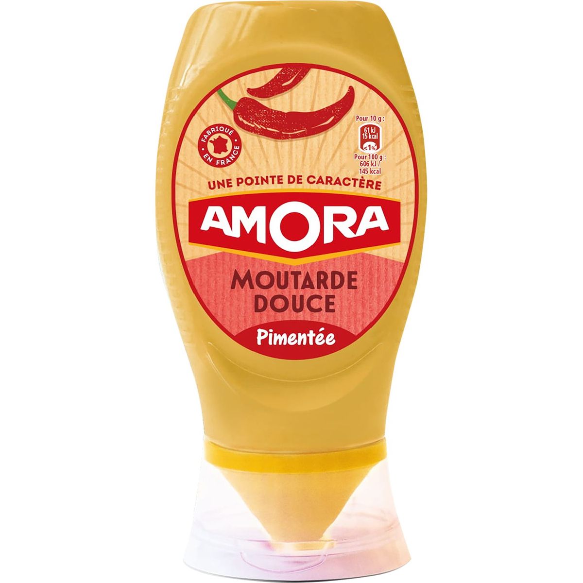 AMORA Amora moutarde douce pimentée flacon souple 260g