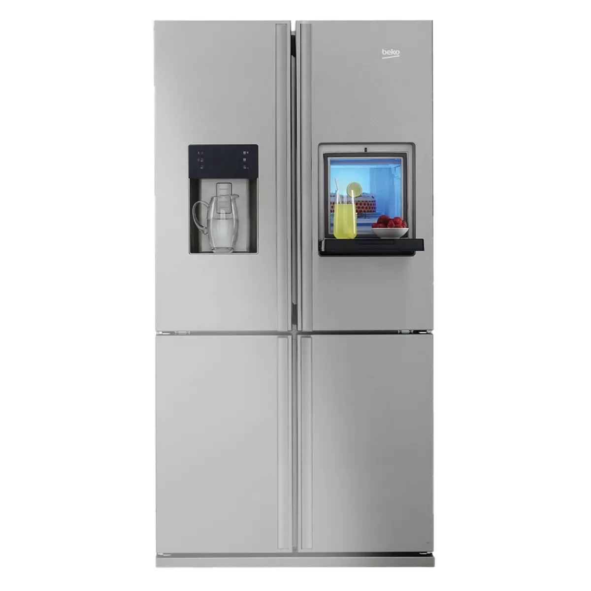BEKO Réfrigérateur multiportes GNE134630X, 522 L, Neo Frost