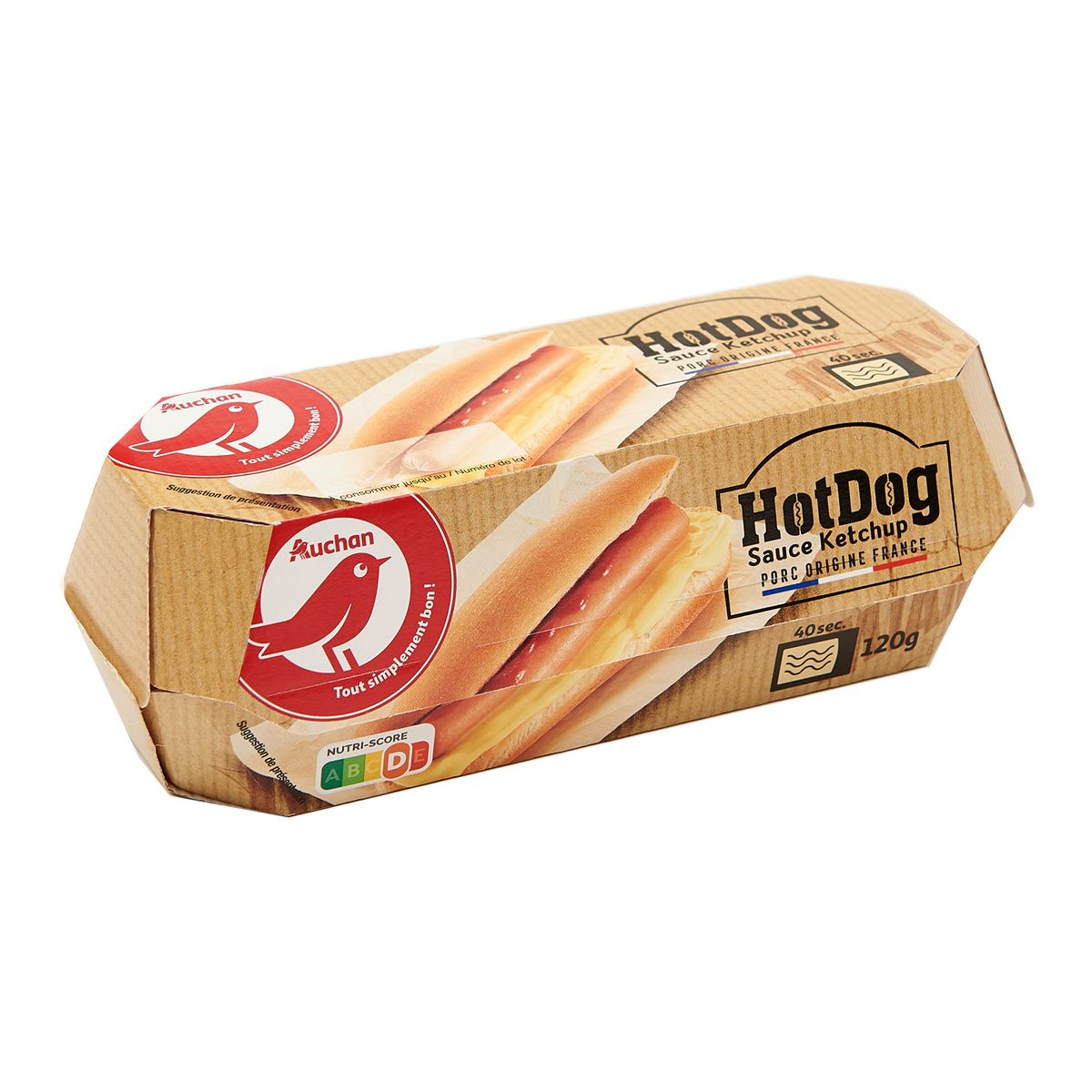 AUCHAN Auchan Hot dog sauce ketchup 120g 120g