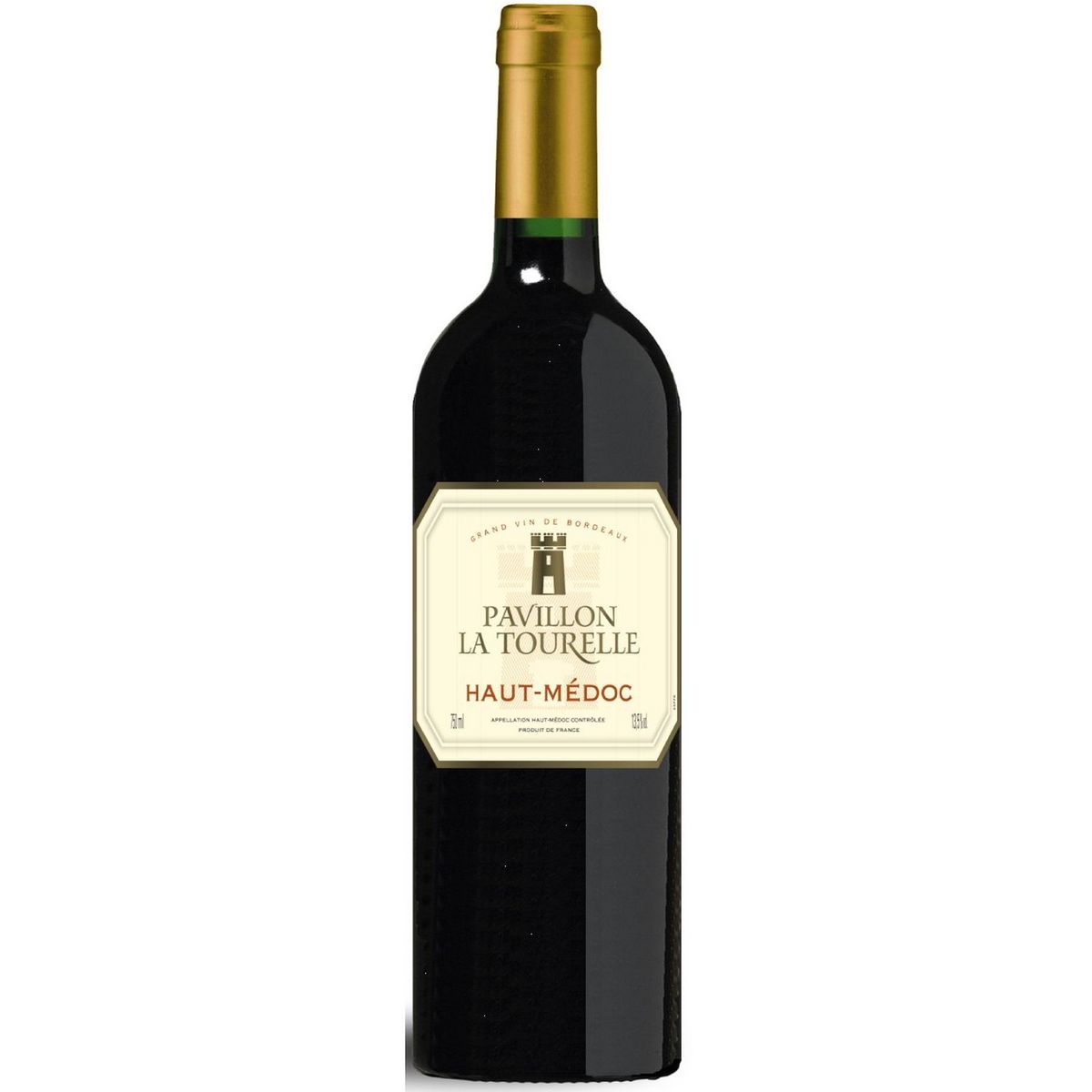 Vin rouge AOP Haut-Médoc Pavillon la Tourelle 75cl