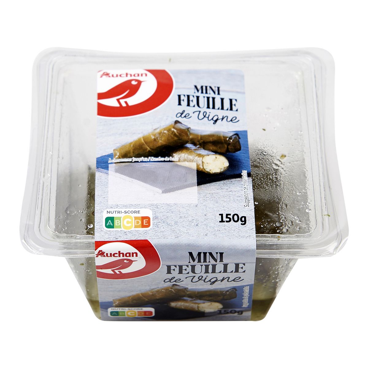 AUCHAN Auchan mini feuille de vigne 150g