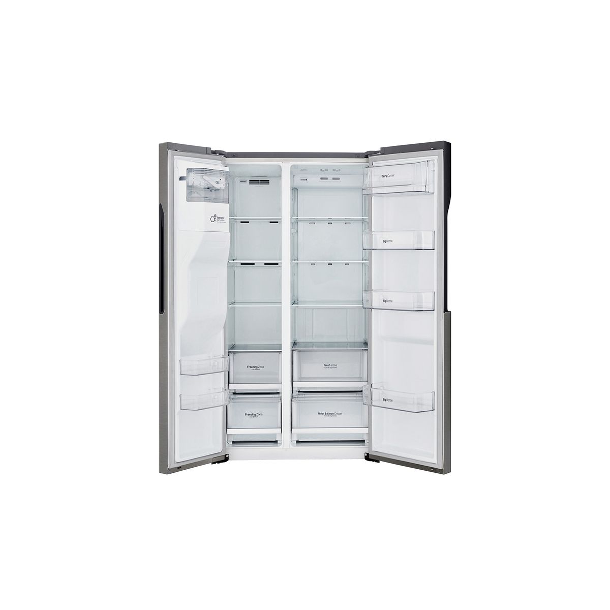 LG Réfrigérateur américain GSL360ICEV, 591L, Froid Ventilé Total No Frost