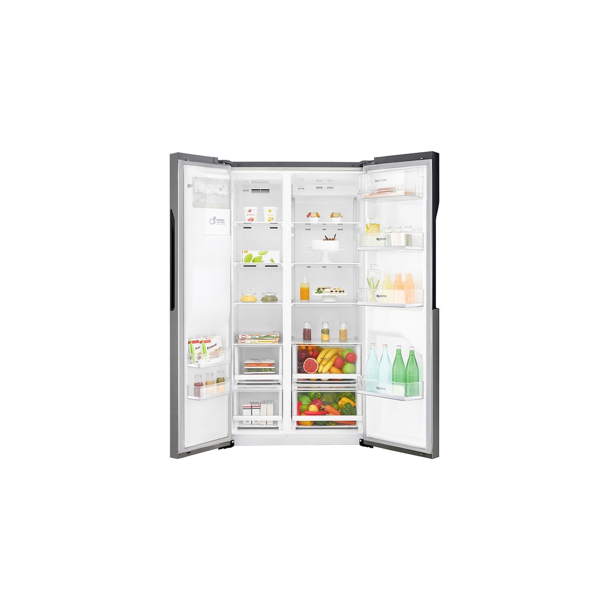 LG Réfrigérateur américain GSL360ICEV, 591L, Froid Ventilé Total No Frost