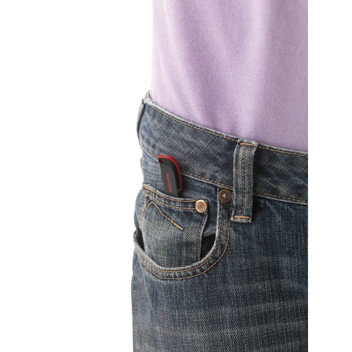 SANDISK Clé USB Cruzer Blade CZ50 B35 - USB 2.0 - 128 Go